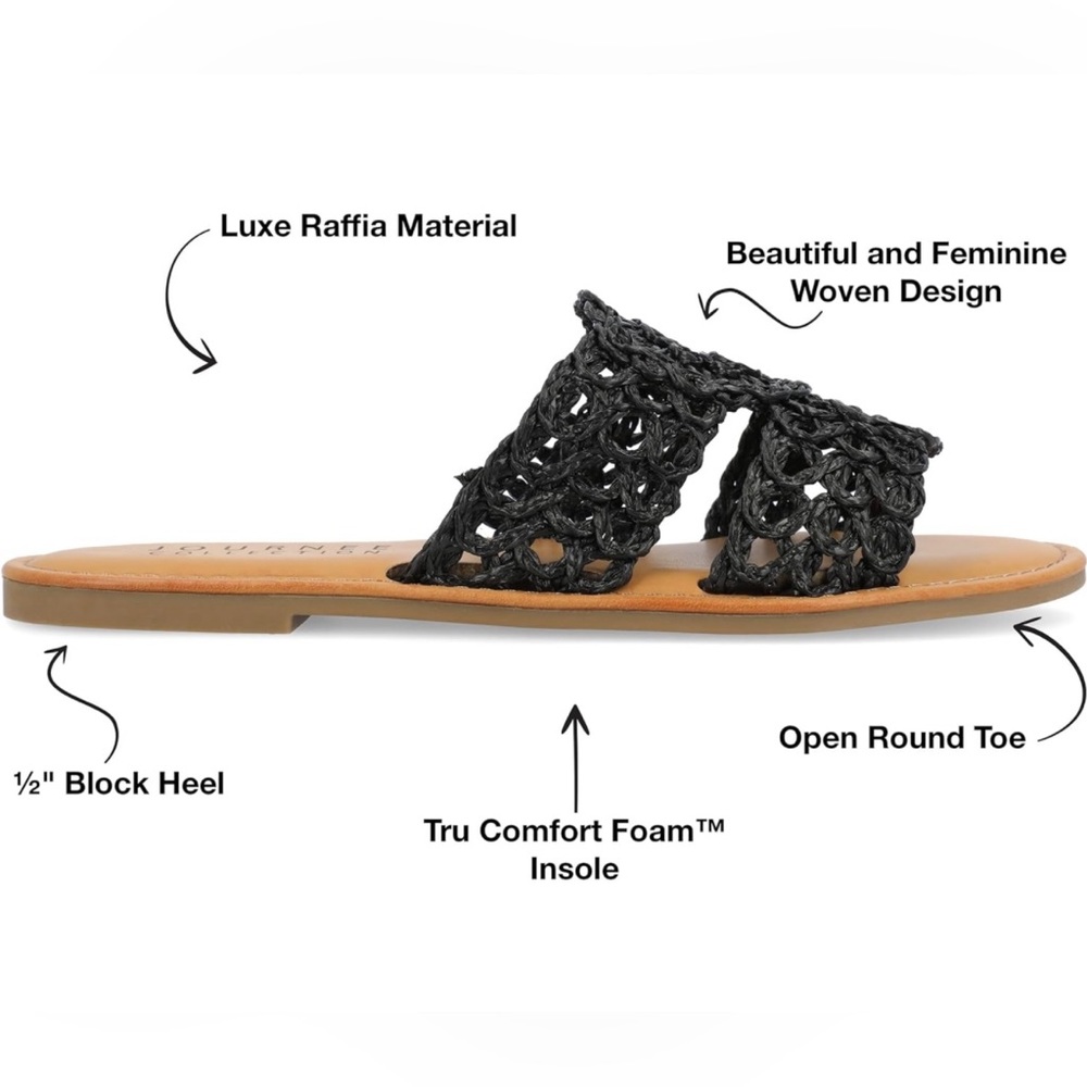 NIB Journee Collection Tru Comfort Foam™ Lissia Sandals Size 7.5 - Picture 6 of 6